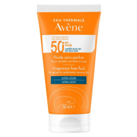 Avène Ochranný fluid pro citlivou, normální až smíšenou pleť SPF 50+ (Fragrance-Free Fluid) 50 m