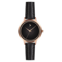 Emily Westwood Hollie Black Leather Watch EEN-B029R