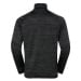 Odlo MIDLAYER 1/2 ZIP RUN EASY WARM Mikina s 1/2 zipem, černá, velikost