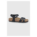 Kožené sandály Birkenstock Kumba dámské, černá barva