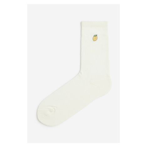 H & M - Ponožky - bílá H&M