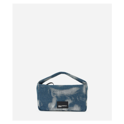 Kabelka karl lagerfeld jeans klj denim mini hobo bleached denim