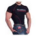 MadMax Kompresní triko s krátkým rukávem MSW901 černočervené