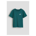 H & M - Tričko's potiskem - zelená