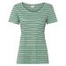 Bonprix BODYFLIRT lněné tričko s proužky Barva: Zelená, Mezinárodní