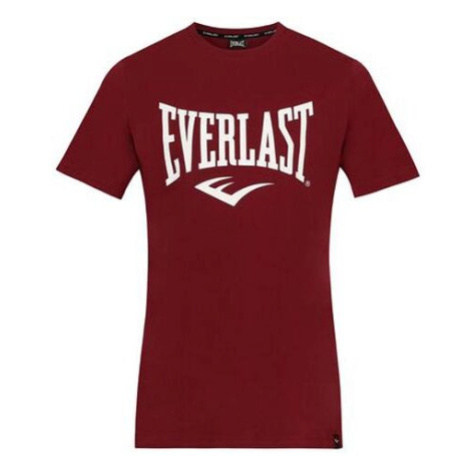 Everlast RUSSEL Pánské triko, vínová, velikost