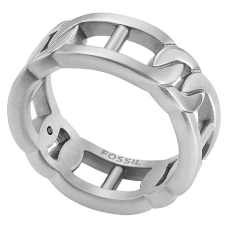 Fossil Moderní pánský prsten z oceli Heritage D-Link JF04409040 62 mm