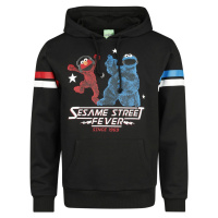 Sesame Street Sesame Street Fever - Elmo und Krümelmonster Mikina s kapucí černá