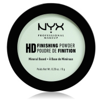 NYX Professional Makeup High Definition Finishing Powder pudr odstín 03 Mint Green 8 g