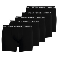 Jack&Jones PLUS 5 PACK - pánské boxerky JACHUEY 12194944 Black