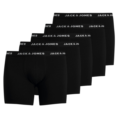 Jack&Jones PLUS 5 PACK - pánské boxerky JACHUEY 12194944 Black Jack & Jones