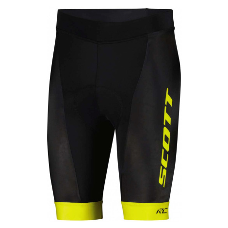 Scott Cyklistické kalhoty krátké bez laclu - RC TEAM ++ 2022 - žlutá/černá