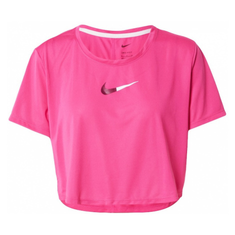 NIKE Funkční tričko pink / stříbrná