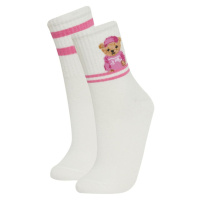 DEFACTO Women's 2-Piece Cotton Socks