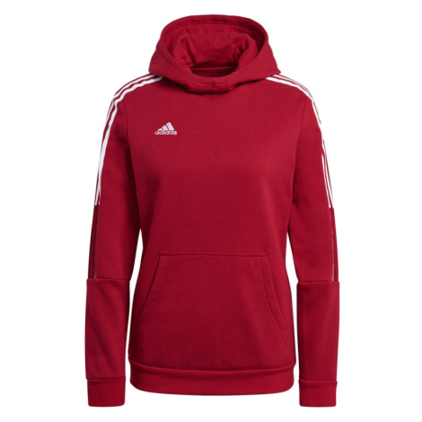 ADIDAS - Dámská mikina s kapucí (červená) GM7327 - ADIDAS | Modio.cz