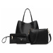 Černý praktický dámský kabelkový set 4v1 Pammy Lulu Bags
