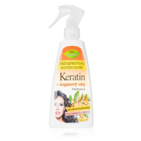 Bione Cosmetics Keratin + Arganový olej bezoplachový kondicionér ve spreji 260 ml