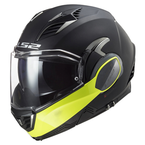 Překlopná moto přilba LS2 FF900 Valiant II Hammer P/J Black H-V Yellow