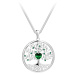 Preciosa Krásný stříbrný náhrdelník Strom života Sparkling Tree of Life 5329 66 (řetízek, přívěs