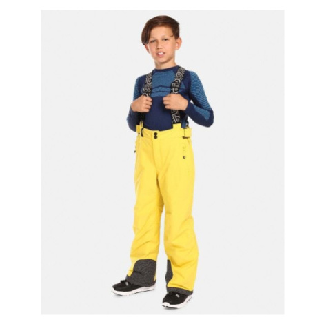 Dětské lyžařské kalhoty Kilpi MIMAS-J Žlutá