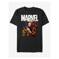Černé unisex tričko ZOOT.Fan Marvel Deadpool Fight