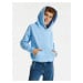 Błękitna bluza dziecięca z kapturem Hooded Sweatshirt Russell