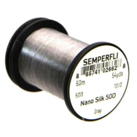 Semperfli Nit Nano Silk 50D 12/0 Gray