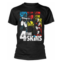 4 Skins tričko, The Good The Bad & The 4 Skins Black, pánské