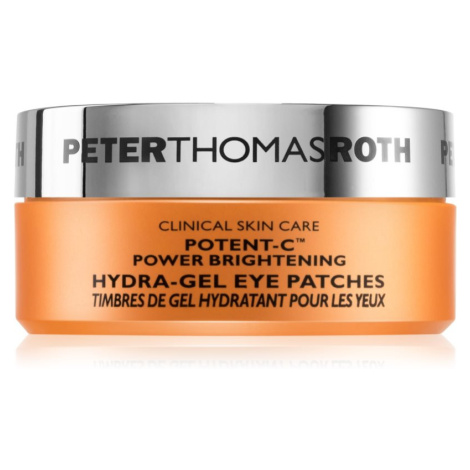 Peter Thomas Roth Potent-C Hydra-Gel Eye Patches gelové polštářky pro rozjasnění pleti 60 ks