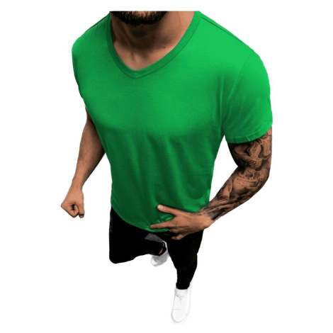 Ozonee Pánské tričko s krátkým rukávem Kanror zelená Zelená