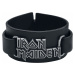 Iron Maiden Iron Maiden Logo Kožený náramek černá