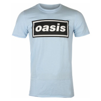 Tričko metal pánské Oasis - Decca Logo Sky Blue - NNM - RTOASTSSBDEC