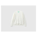 Benetton, Cashmere Blend Sweater With Floral Designs