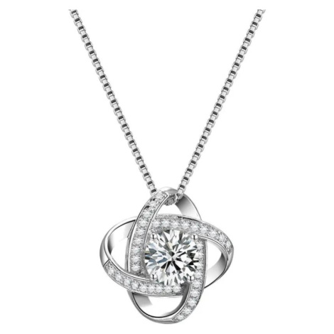 OLIVIE Stříbrný náhrdelník UZEL 8040