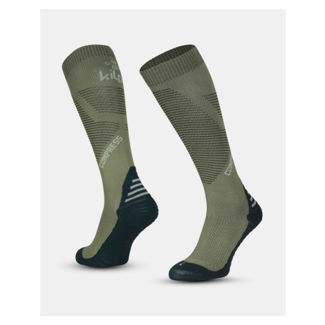 Kompresní podkolenky Kilpi COMPRESS-U khaki 35