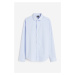 H & M - Košile Slim Fit Stretch - modrá