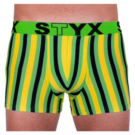Pánské boxerky Styx sportovní guma vícebarevné (G865)