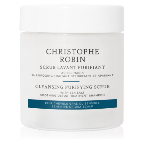 Christophe Robin Cleansing Purifying Scrub with Sea Salt čisticí šampon s peelingovým efektem 75