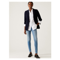 Světle modré dámské skinny fit džíny Marks & Spencer Ivy