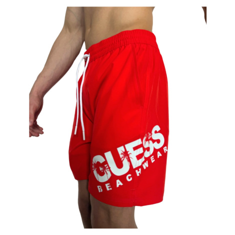 Pánské kraťasy GUESS F5GT27 červené | červená