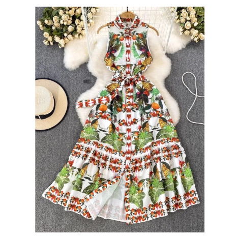 Letní šaty s retro vzory LINDA DGiia
