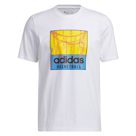 Pánské tričko adidas Chain Net Basketball Graphic Tee M IC1861