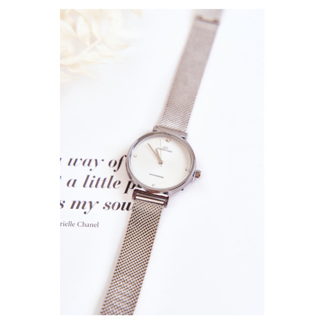 Dámské vodotěsné hodinky Giorgio & Dario se náramkem stříbrny Kesi
