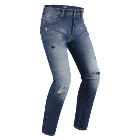 PMJ Street pánské moto jeansy modrá PMJ Promo Jeans