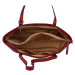 Luxusní dámská kožená kabelka Katana Siva, červená