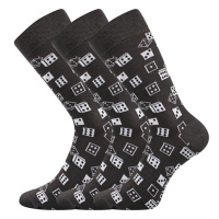 LONKA® ponožky Woodoo 08/kostky 3 pár 117685