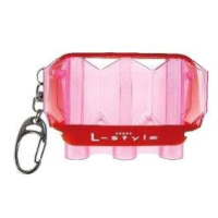 L Style Pouzdro na šipky Krystal Flight Case - clear pink
