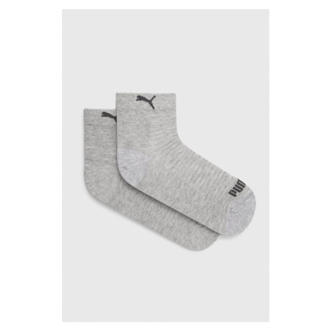 Ponožky Puma (2-pack) 907956 dámské, šedá barva