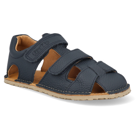 Barefoot dětské sandály Froddo - Flexy Avi blue modré