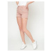 Shorts with pearls powder pink